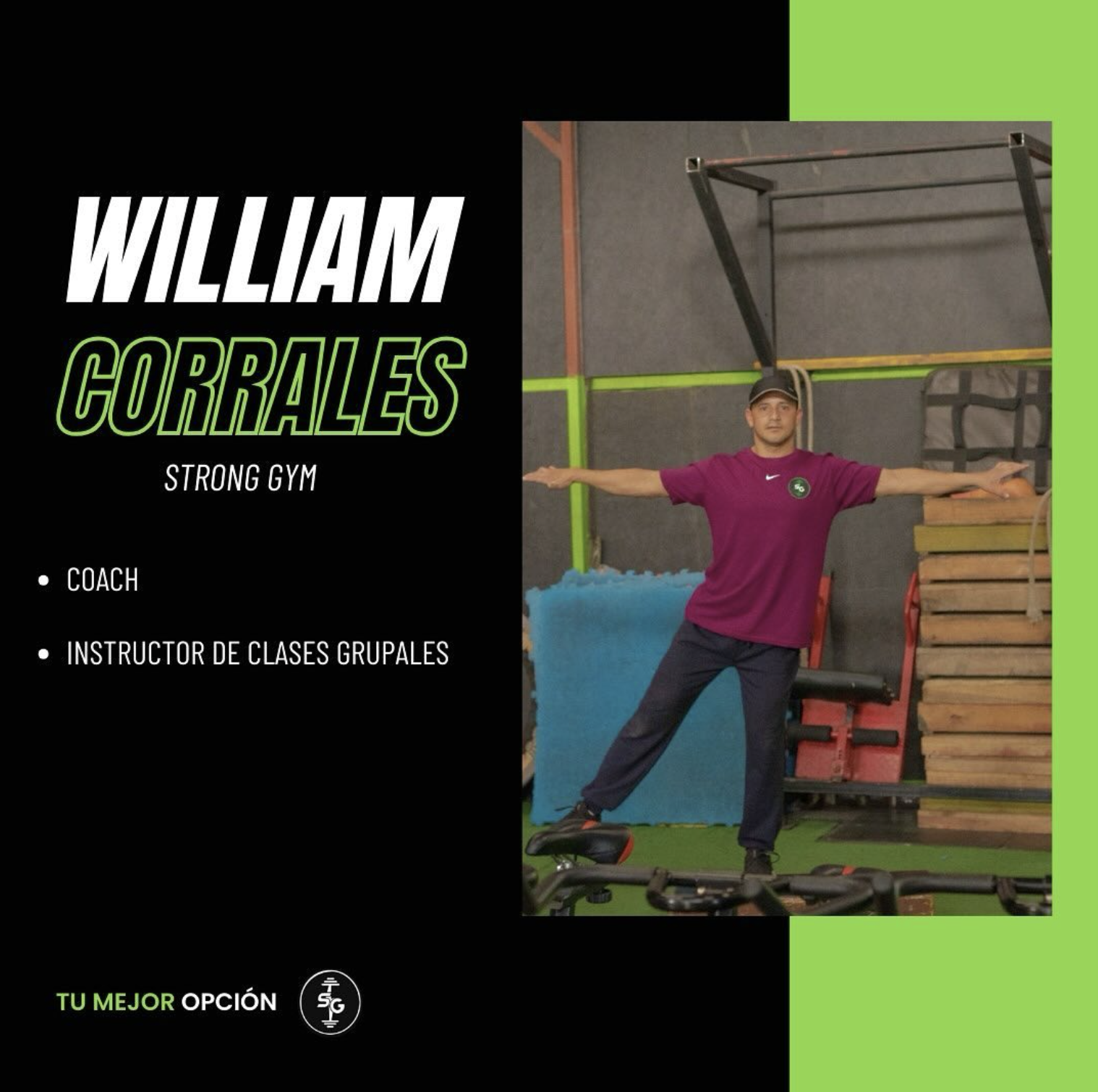 William Corrales — Coach Strong Gym